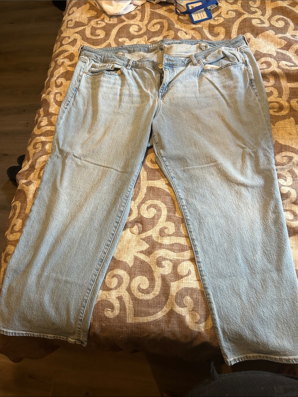 torrid Light Blue Straight Leg Jeans